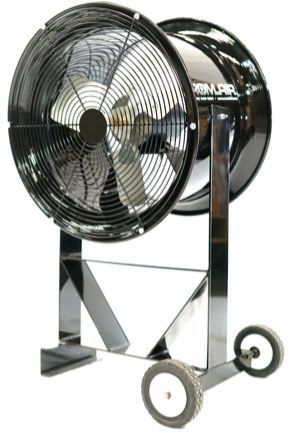 AF-PB Rolling Mount Fan + Air Circulator Fans